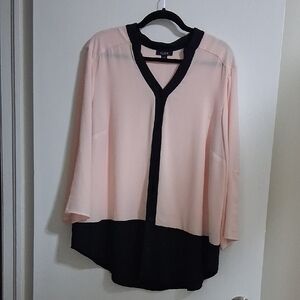 ALYX Button-down Color Block Top Size 1X